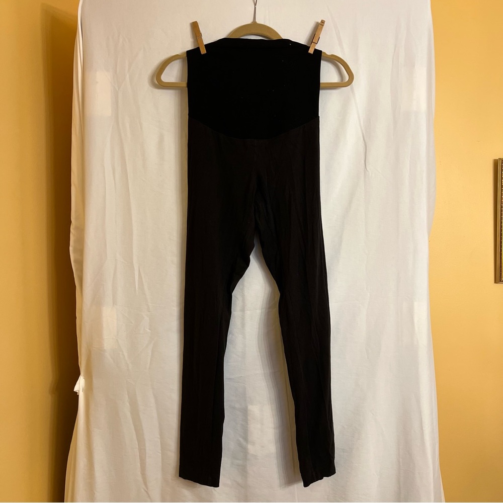 Motherhood maternity black leggings size medium